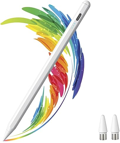 Stylus Stift für Alle Touchscreens, Tablet Pen Kompatibel Mit Apple iPad/iPhone/Android/Samsung/Lenovo/Xiaomi/iOS Tablets, 1.5mm HochpräZiser Active Pen,Schnelle Aufladung