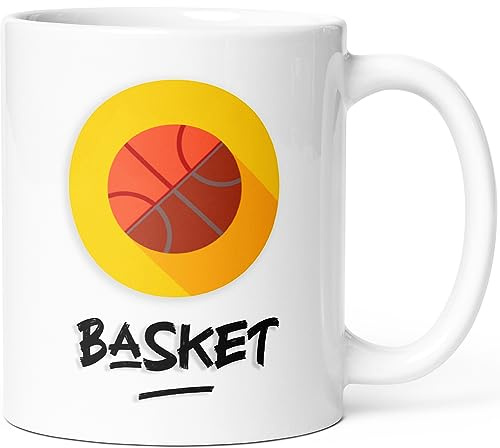 Mug Basket Sport Tasse Message Humour Drôle. Idée Cadeau Original Ami Collègue Homme Femme Frère Sœur Enfant Pour Anniversaire Noël Fête. Céramique
