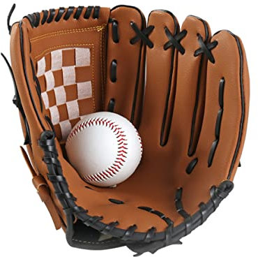 Softballhandschuh für Mädchen Baseballschlägerhandschuhe Sport-Softball-Handschuh Baseballhandschuh Handschuhe für Kinder verdicken Infield Pitcher Softball-Handschuhe weicher Ball