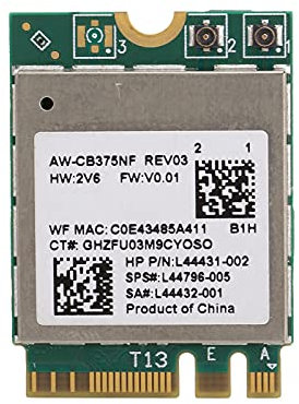 Wireless Network Card, WiFi Module 2.4/5.0GHz Bluetooth 5.0 M.2 NGFF WiFi Wireless Card 802.11a/b/g/n/ac RTL8822CE
