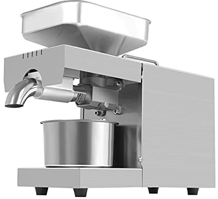 PUDLOR Pressa Olio Automatica, Macchina Con Controllo Della Temperatura, Espeller Frantoio per Olio Vegetale, in Acciaio Inox, per Uso Commerciale e Domestico