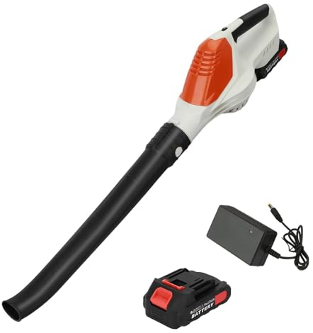 Souffleur à feuilles sans fil 240 km/h, 180 CFM avec 5 vitesses, souffleur avec batterie A et chargeur, souffleur de jardin pour l'entretien de la pelouse, la poussière, les poils d'animaux (1