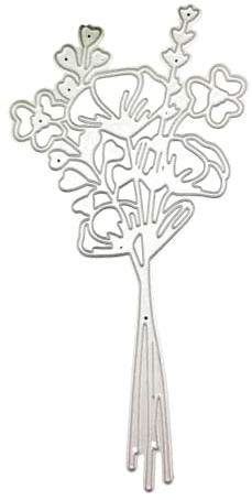 VBSYUYQ Heart Leaf Steel Cutting Die Scrapbooking Craft Template