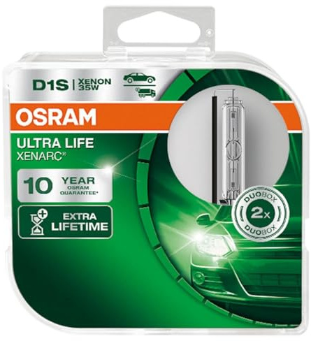 Osram Beleuchtung D1S Xenon 2 Ultra Life, Weiß, Duo Box - 35 W