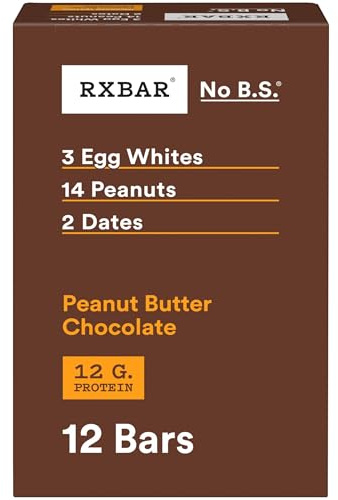 RX Bar 12 Bars, Peanut Butter Chocolate, 0.624 Kg