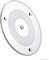 Obeaming Wohnmobil 12V LED Deckenleuchte, 185mm 9W 5000K Dimmbar Panel Leuchte für Boot Yacht Innenbeleuchtung, 24V Ultraslim Aufbauleuchte Zwei Farbe(Kaltes Weiß/Blau) mit Touch Dimmer Schalter