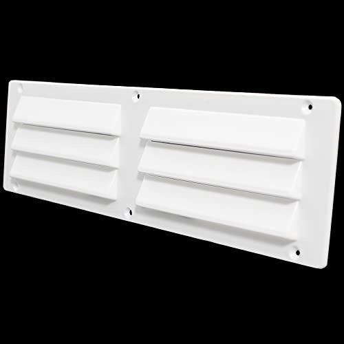 Lüftungsgitter Lüfter Wohnwagen Wohnmobil Caravan Boot Kunststoff 250 x 70 x 8 mm weiß