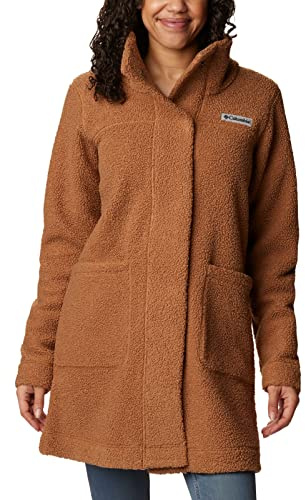 Columbia Women's Panorama Long Jacket, Camel Brown, X-Small