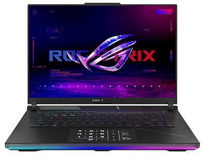ASUS ROG Strix Scar 16 G634JZ-NM010W Laptop 40,6 cm (16 Zoll) WQXGA 240Hz (Intel Core i9-13980HX, 32GB RAM, 2TB SSD, NVIDIA RTX 4080 12GB, Windows 11 Home), Schwarz, spanische QWERTY-Tastatur
