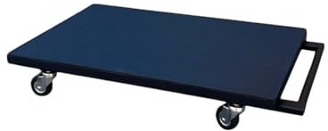 Carrello da Trasporto con Ruote, 40 x 60 cm, Portata x altezza 12 cm portata 250 kg, Piattaforma Girevole per Mobili ed Elettrodomestici, Base Mobile con Ruote in Gomma,base ricoperta in gomma !