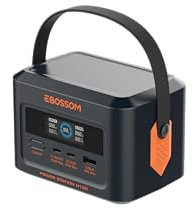 Station Électrique Portable 99,2Wh Générateur Électrique Portable Batterie LiFeP04,3 Portes USB-A/C 120W,Affichage Numérique Intelligent,Batterie Externe de Secours pour Camping Voyage Jardin Urgence