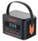Generador Solar Portátil 99,2Wh,LiFePO4 Batería120W,3 Conectores,Mostrado Inteligente Digital,Generador para Acampar,Estación de Energía Solar para Camping,Viajes,Autocaravanas,Cortes de Electricidad