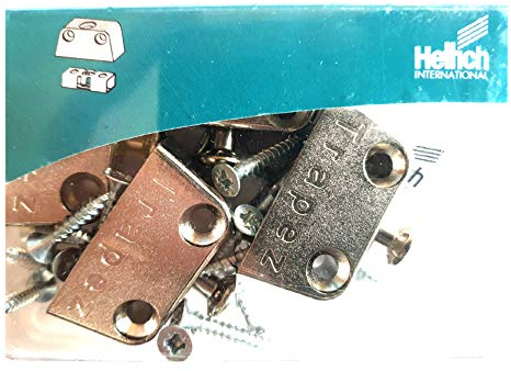 Hettich Verbindungsbeschlag Trapez Zinkdruckguss vernickelt 4 StückArt.Nr. 8845240