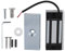60kg Mini Cerradura Magnética Electromagnética de La Puerta Bloqueo de La Válvula Solenoide de Control de Acceso DC24V Para La Puerta de Metal de Vidrio de Madera