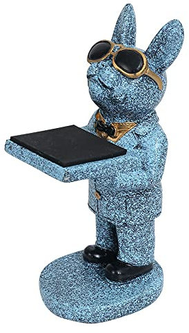 BAOJULONG Watch Display Stand Holder Cool Resin Dog Figurines Jewelry Bracelet Ring Watch Stand Office Home Decor Gifts