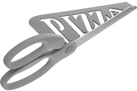 ABOOFAN Ciseaux à Pizza Acier Inoxydable Et Plastique Bleu Ciel Avec Pelle Amovible Pour Découper Facilement