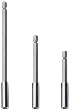 3 varillas de conexión hexagonales, mango hexagonal, barra de extensión de broca, barra de conexión extendida, adecuada para reparación, bricolaje (75/100/150 mm)