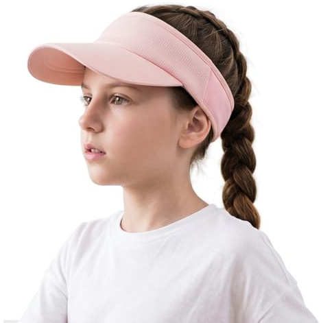 DRESHOW Solskyddsmössa för Barn för Flickor och Pojkar UV-skydd Andningsbar Elastisk Sportmössa för Tennis Golf Strand Sommar och Utomhusbruk för 3-10 År