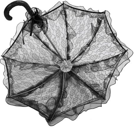 Handgjort Spetsparasollparasoll, Elegant Bröllopsprop
