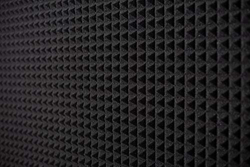 keyhelm s.r.l. Pannello Fonoassorbente Piramidale 50x50x3cm D25 Grigio Antracite - Pacco Da 4 (1mq)