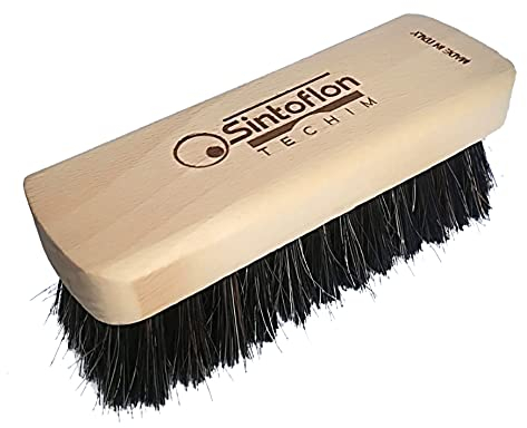 SINTOFLON Brosse pour Leather Clean en CRIN de Cheval