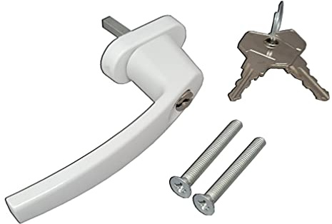 Ventanastock - Cremona de reemplazo con llave para ventana o balconera de PVC
