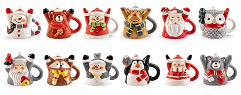 H&H Set 12 tazze caff upside down assortite cc 60, 7191060