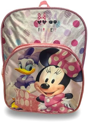 Minnie Mouse Deluxe pink glitter backpack