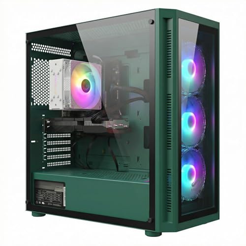 STGSivir PC Gaming Fisso, Computer Gaming, Corei7 fino a 3.9GHz, GeForce RTX 3050 6GB GDDR6, 16GB RAM, 1TB SSD, WIFI 6, BT 5.0, ventole RGB x3 Windows11 Pro