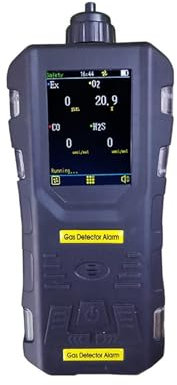 VEIBAO Monitor de Gas, medidor, probador, analizador, Detector multigas con Certificado Atex Utilizado en petróleo, metalurgia, Agricultura