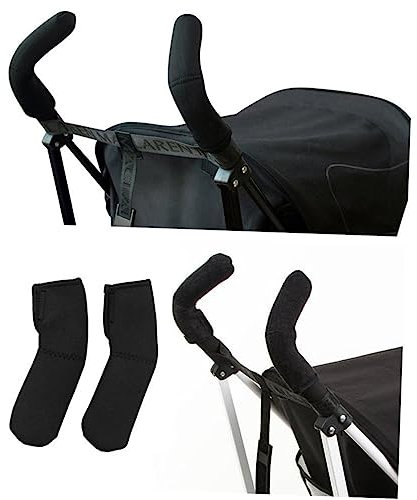 Vaguelly Kinderwagengriffabdeckungen Kinderwagengriffabdeckung Kinderwagenzubehör Kinderwagenzubehör Kinderwagenwagen Kinderwagengriffabdeckung Kinderwagengriffabdeckung Schwarz