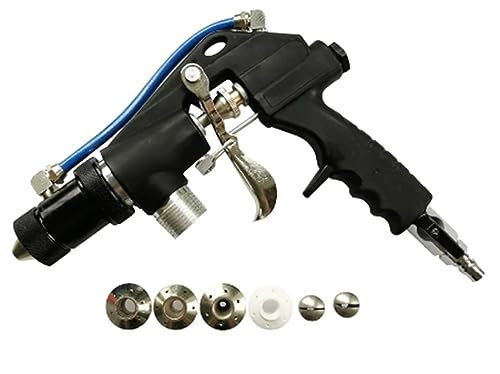 DQZRTUECA Kit de pistola de chorro de arena, accesorios for compresor de aire, pistola de pintura en aerosol con boquilla de 4/6/8/10/12 mm, adecuada for todos los materiales de pegado