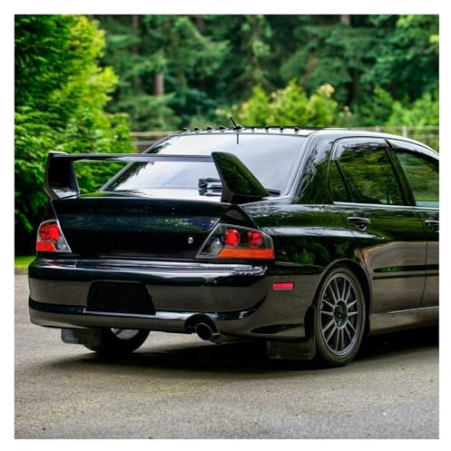 Alerón De Techo para Mitsubishi para Lancer para Evolution 2003-2008 Alerón Trasero Maletero De Estilo para EVO 7 8 Y 9 Kit De Carrocería ABS(Gloss Black)