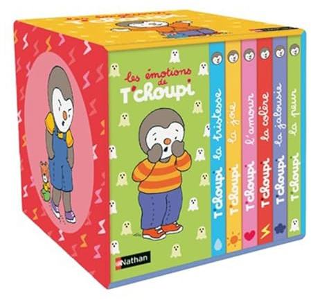 Les émotions de T'choupi - un coffret de 6 livres pour comprendre ses premières émotions - Dès 2 ans