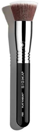 Sigma Beauty F80 Pinceau Kabuki à Dessus Plat - Pinceau De Maquillage Pour Fond De Teint, Poudre, Correcteur Et Contour - Pinceau De Maquillage Pour Le Visage, Pour Pointiller Et Estomper