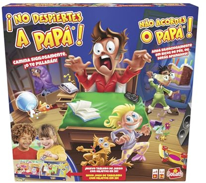 Goliath - NON SPOSTARE IL PAPA - Gioco da tavolo per bambini a partire da 4 anni - Gioco di abilità per tutta la famiglia - Giochi per bambini divertenti da regalare