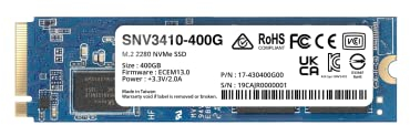 Synology M.2 2280 NVMe SSD SNV3410 400GB (SNV3410-400G)
