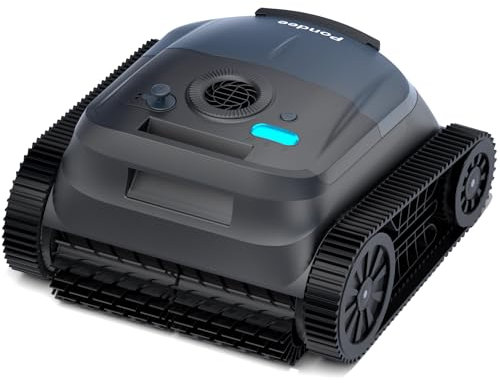 Pondee X5 Robot Piscina Pareti e Fondo, Linea d'acqua, Pianificazione Intelligente del Percorso, Autonomia 180 Min, 4 Modalità, Smart Precision Docking™, Aspiratore per Piscine fino a 300 m²