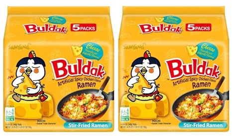 SAMYANG Hot Spicy Chicken Ramen Buldak Cheese 2 x 5 Stück