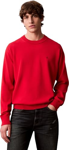 Calvin Klein Jersey Hombre Cotton Relaxed con Cuello Redondo
