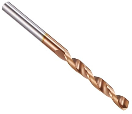 PATIKIL 3.5mm Drill Bit, Carbide Twist Jobber Bits Straight Shank 130° for Drilling Hard Metal Alloy Steel Stainless Steel Titanium Alloys - 1 Pack