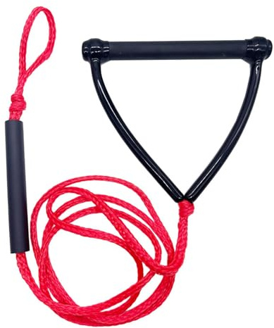 RWAJZAX Cuerda de esquí acuático con mango cómodo ajustable flotantes para deportes acuáticos para despertar, wakesurf y deportes acuáticos