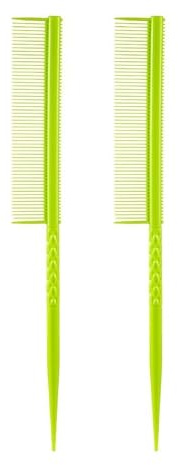 Peigne De Coiffure Avec Pointe Effilée, Adapté À Une Utilisation En Salon Pour Séparer Les Mèches, Colorer Et Permanent Cheveux, Ainsi Qu'aux Soins Beauté Domicile(B*2)