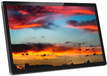 Digital fotoram 1080P IPS HD-skärm väggmonterad annonseringsmaskin lätt att ställa upp, perfekt för hem- eller företagsdisplay