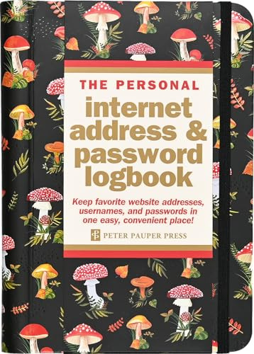 Mushrooms Internet Logbook (with removable cover band for security)