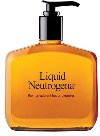Neutrogena Liquid Gentle Foaming Face Wash with Glycerin, Oil-Free & Hypoallergenic Skin Care Cleanser, Fragrance-Free Moisturizing Facial Cleanser for Daily Use, 8 fl. oz