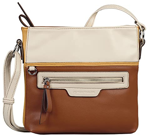 TOM TAILOR Jule Damen Umhängetasche Crossbody Bag Klein Braun