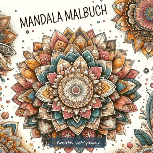 Mandala Malbuch: Ausmalbuch für Jugendliche und und Erwachsene mit 55 abwechslungsreichen Motiven. Für Entspannen, Stressabbau und Achtsamkeit.