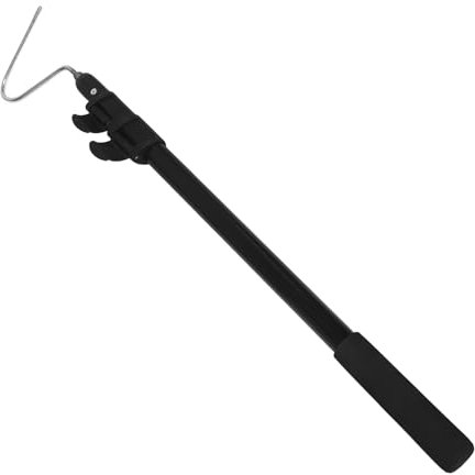 FONDOTIN Schlangenfänger-Werkzeug Haken Reptilien-Stick- Zum Fangen Von Schlangen Eidechsengreifer Outdoor-schlangenkontrollstange Schwarz