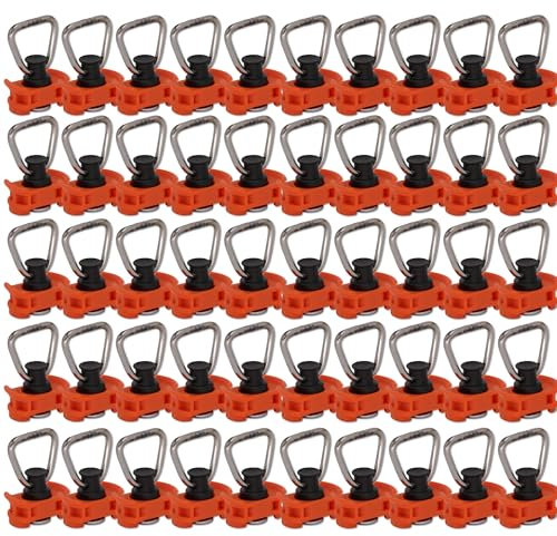 50x Single Endbeschlag für Airlineschienen 1000kg / daN Endfitting Zurrschienen Fitting Airlineschiene